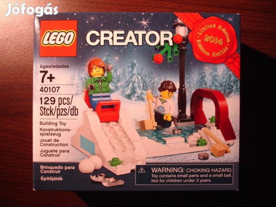 LEGO 40107 Téli korcsolyázós jelenet korlátozott kiadás Bontatlan