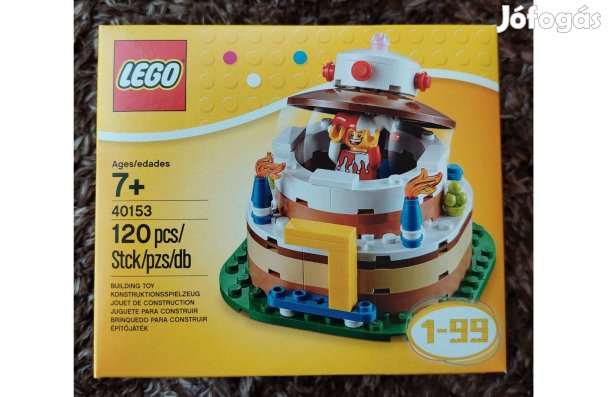 LEGO 40153 Születésnapi meglepetés torta - Új, Bontatlan, Hibátlan