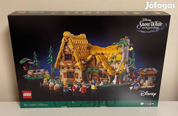 LEGO 43242 - Hófehérke és a hét törpe házikója Új, Bontatlan!