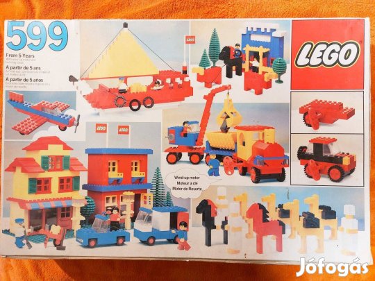 LEGO 599 univerzális szuper alap építőkészlet felhúzható motorral
