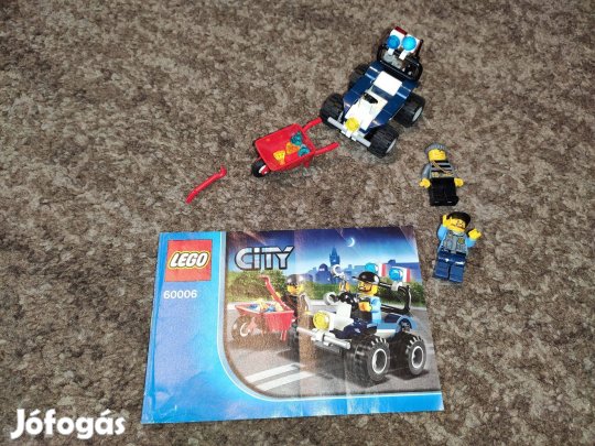 LEGO 60006 City - Rendőrségi ATV leírással hiánytalan 1500