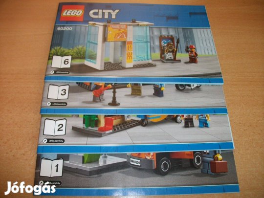 LEGO 60200 készlet összerakási útmutatói