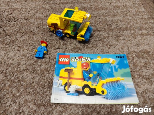 LEGO 6649 Classic Town-Street Sweeper leírással hiánytalan 3000