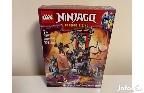 LEGO 71841 - Drogonai viharfalu Új, Bontatlan!