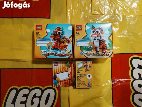 LEGO A sárkány éve (40611) és A tigris éve (40491) + ajándék (853906)