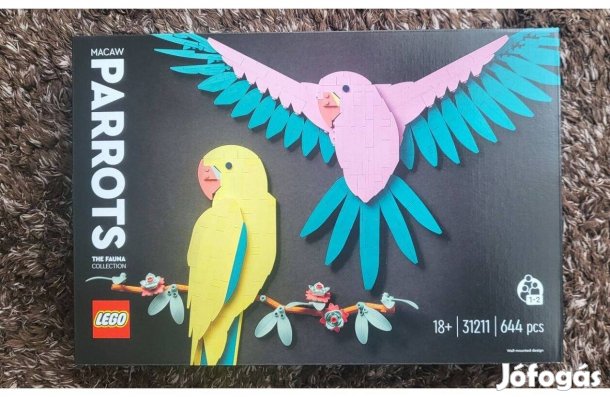 LEGO Art 31211 Faunagyűjtemény - Ara papagájok Új, Bontatlan, Hibátlan