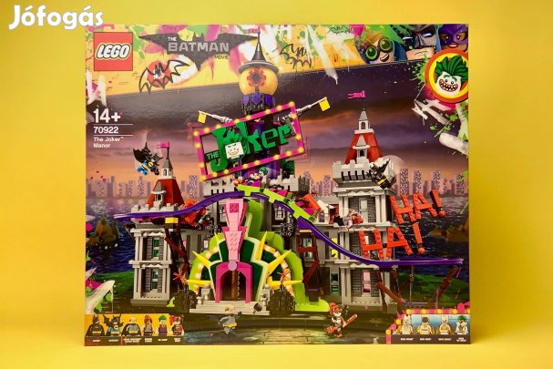 LEGO Batman Movie 70922 Új, Bontatlan, Hibátlan doboz
