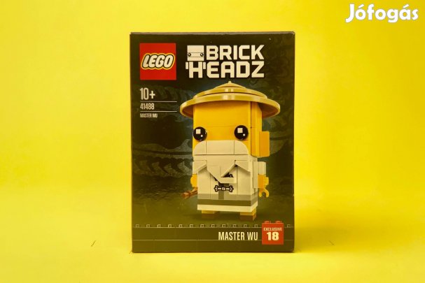 LEGO Brickheadz 41488 Master Wu, Új, Bontatlan