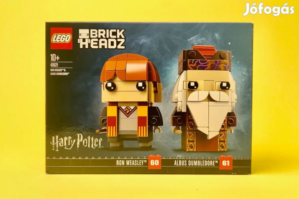 LEGO Brickheadz 41621 Ron Weasley & Albus Dumbledore, Új, Bontatlan