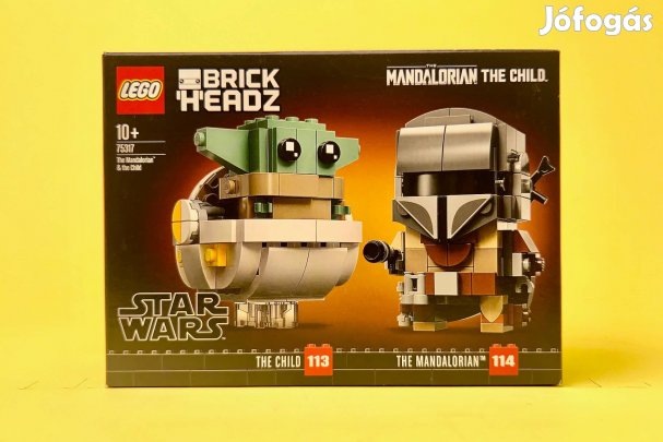 LEGO Brickheadz 75317 The Mandalorian & The Child, Új, Bontatlan