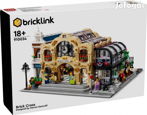 LEGO Bricklink 910034 Brick Cross Train Station új, bontatlan utánvét