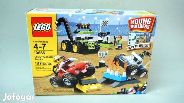 LEGO Bricks 10655 - Óriás vontató - 197 db, 3 minifigura