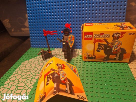 LEGO Castle 6009 black knight dobozzal és leírással