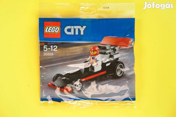 LEGO City 30358 Dragster, Új, Bontatlan