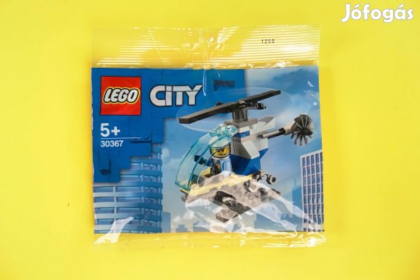 LEGO City 30367 Police Helicopter, Új, Bontatlan