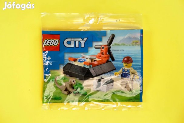 LEGO City 30570 Wildlife Rescue Hovercraft, Új, Bontatlan