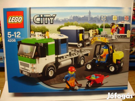 LEGO City 4206 Szelektív hulladékgyűjtő udvar és autó Bontatlan