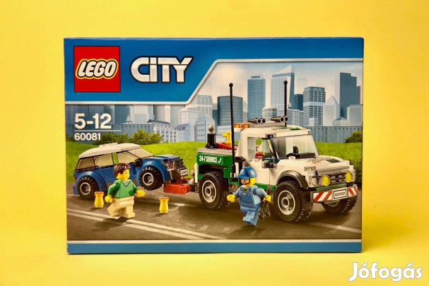 LEGO City 60081 Pickup Tow Truck, Új, Bontatlan