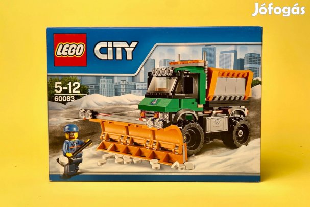 LEGO City 60083 Snowplough Truck, Új, Bontatlan
