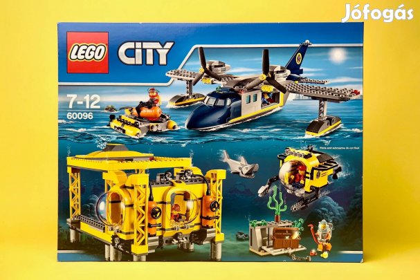 LEGO City 60096 Deep Sea Operation Base, Új, Bontatlan