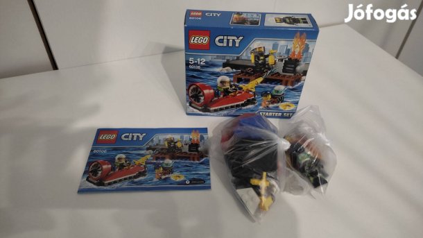 LEGO City 60106 - Tűzoltó kezdőkészlet - dobozos, újszerű
