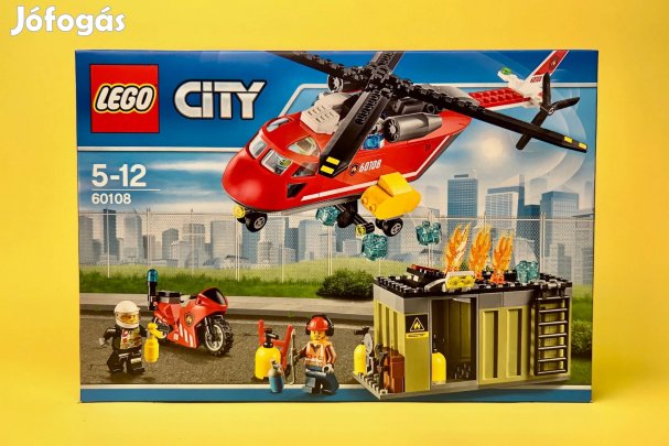LEGO City 60108 Fire Response Unit, Új, Bontatlan