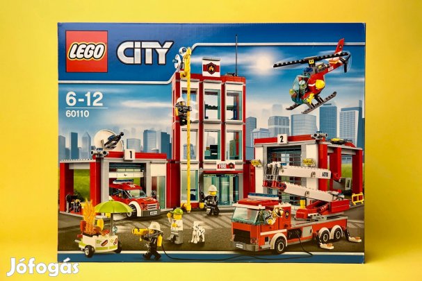 LEGO City 60110 Fire Station, Új, Bontatlan