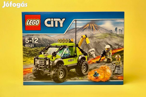 LEGO City 60121 Volcano Exploration Truck, Új, Bontatlan