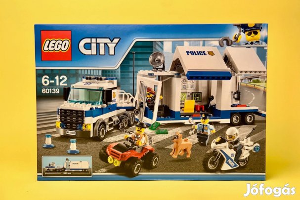 LEGO City 60139 Mobile Command Center, Új, Bontatlan