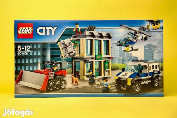 LEGO City 60140 Bulldozer Break-In, Új, Bontatlan