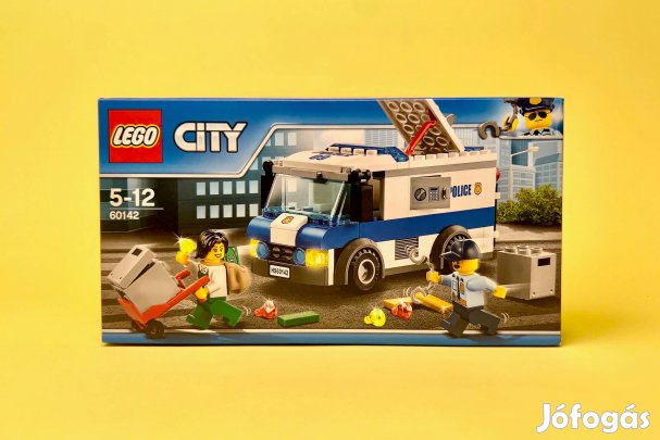 LEGO City 60142 Money Transporter, Új, Bontatlan
