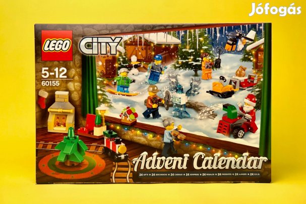 LEGO City 60155 City Advent Calendar 2017, Új, Bontatlan