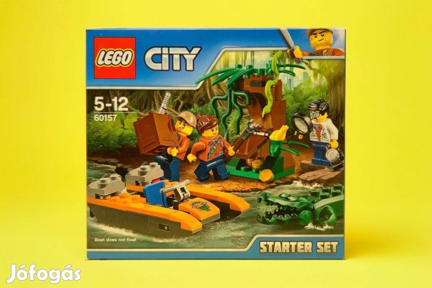 LEGO City 60157 Jungle Starter Set, Új, Bontatlan
