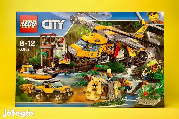 LEGO City 60162 Jungle Air Drop Helicopter, Új, Bontatlan