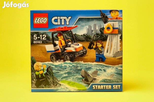 LEGO City 60163 Coast Guard Starter Set, Új, Bontatlan