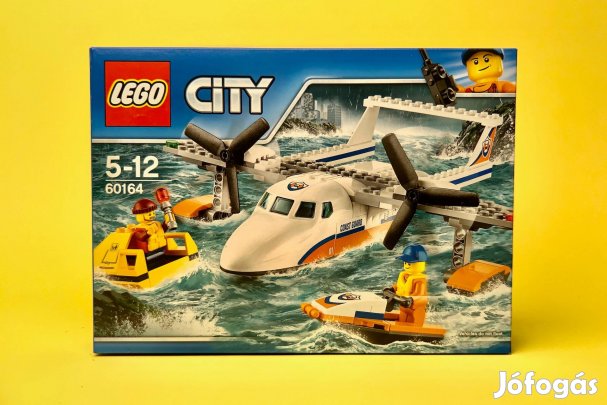 LEGO City 60164 Sea Rescue Plane, Új, Bontatlan