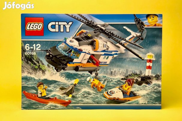 LEGO City 60166 Heavy-Duty Rescue Helicopter, Új, Bontatlan
