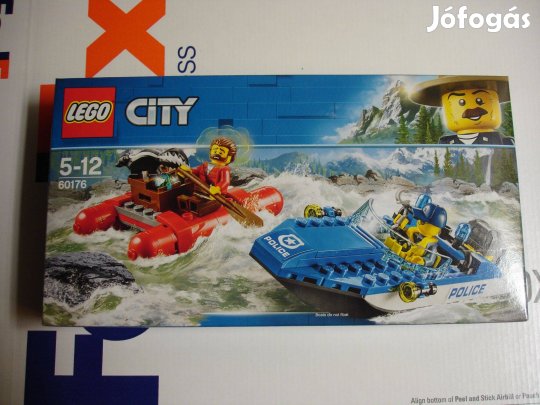 LEGO City 60176 Menekülés a vad folyón Bontatlan