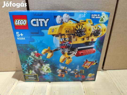 LEGO City 60264 Ocean Exploration Submarine új, bontatlan