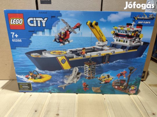 LEGO City 60266 Ocean Exploration Ship új, bontatlan