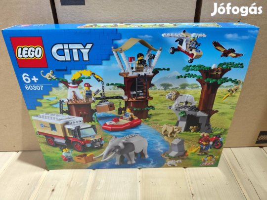 LEGO City 60307 Wildlife Rescue Camp új, bontatlan utánvét