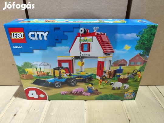 LEGO City 60346 Barn & Farm Animals új, bontatlan utánvét