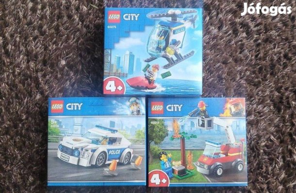 LEGO City Rendőrség Tűzoltó 60212 60239 60275 - Új, Bontatlan!