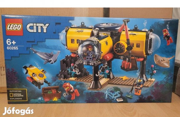 LEGO City - Óceánkutató bázis (60265) új, bontatlan