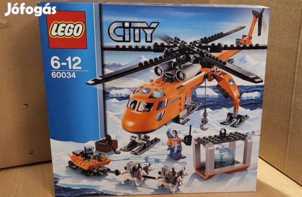 LEGO City - Sarki emelőhelikopter (60034) új, bontatlan
