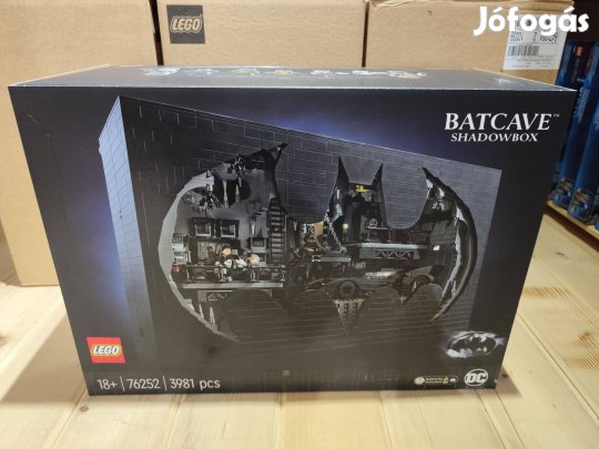 LEGO DC Super Heroes 76252 Batcave Shadow Box új, bontatlan utánvét