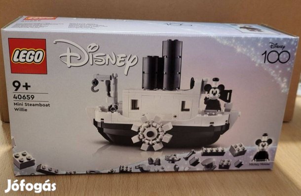 LEGO Disney - Willie mini gőzhajó (40659) új, bontatlan