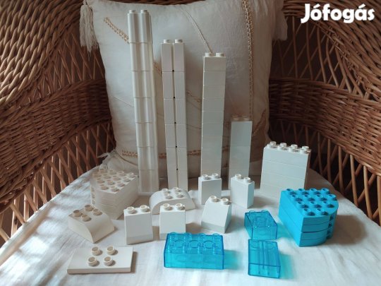 LEGO Duplo fehér,jeges kockacsomag 50db