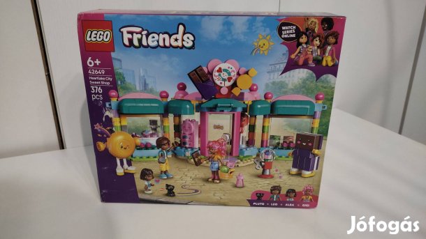 LEGO Friends 42649 - Heartlake City édességbolt - új, bontatlan