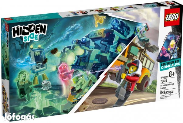 LEGO Hidden Side 70423 Paranormal Intercept Bus új, bontatlan utánvét